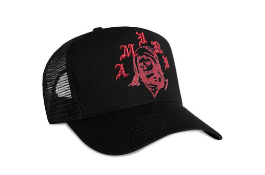 Amiri Reaper Trucker Hat Black / Red