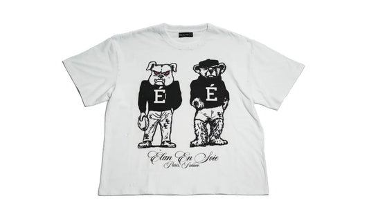 Elan En Soie U Mascot Tee White