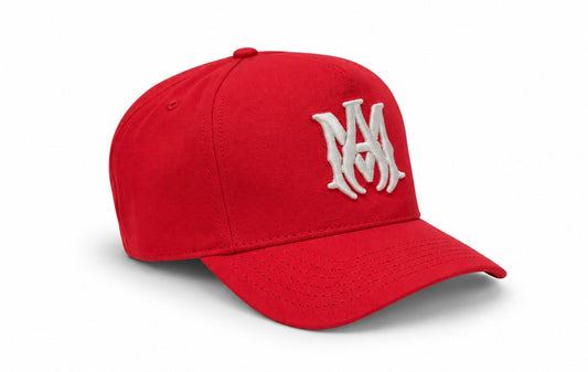 Amiri Full Canvas MA Hat Red