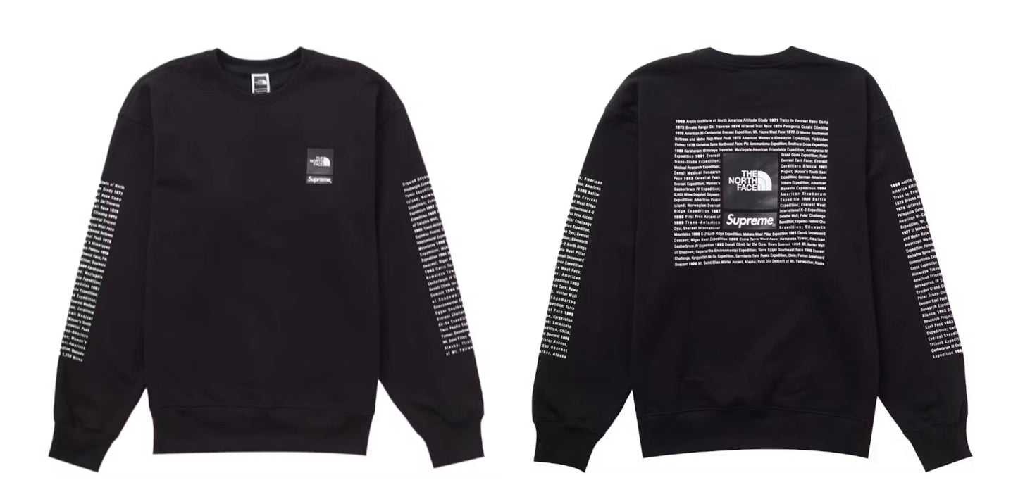 Supreme The North Face Crewneck Black