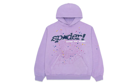 Sp5der Acai Hoodie Purple