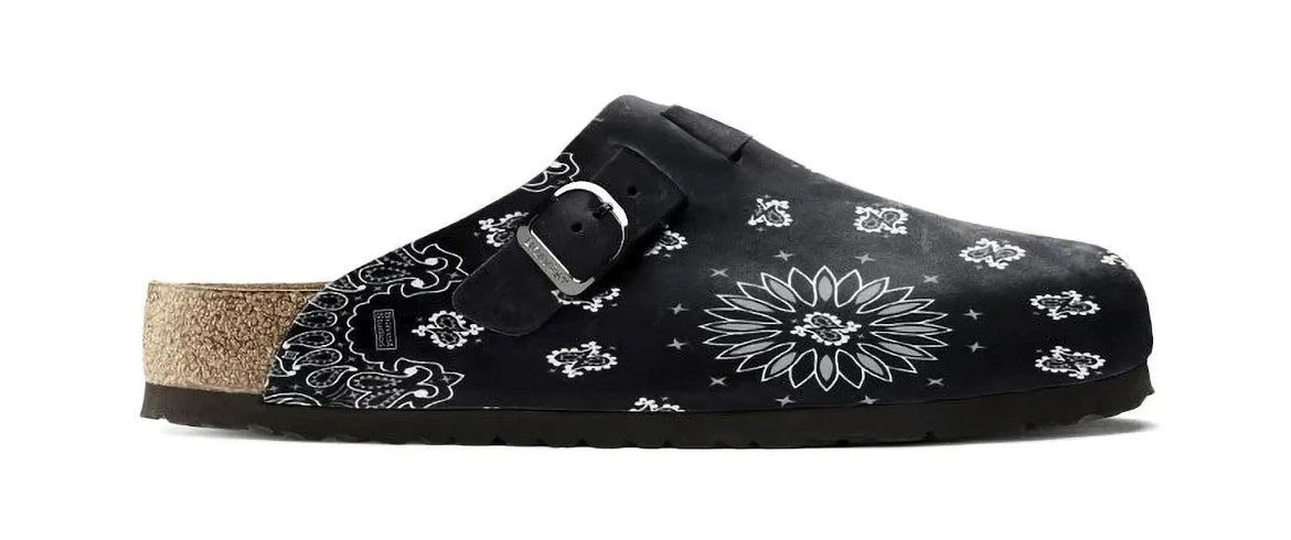 Bravest Studios Suede Paisley Clog Slippers