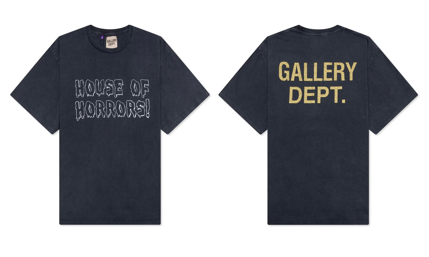 Gallery Dept. House Of Horror Tee Washed Black