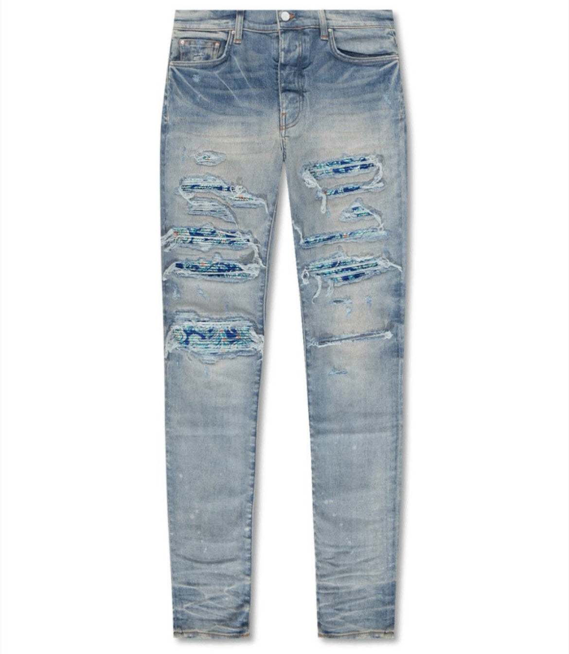 Amiri Thrasher Pijama Patch Clay Indigo Jeans