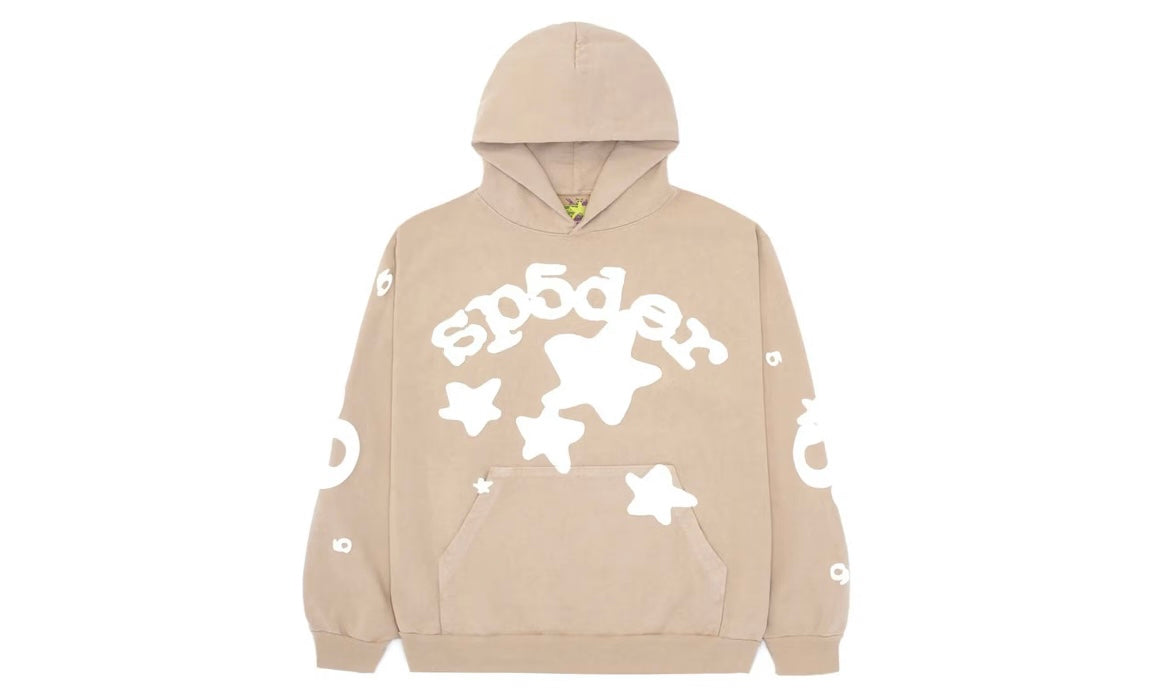 Sp5der Beluga Hoodie Sand