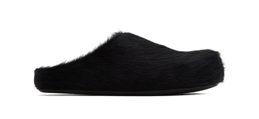 Marni Black Fussbett sabot Slippers