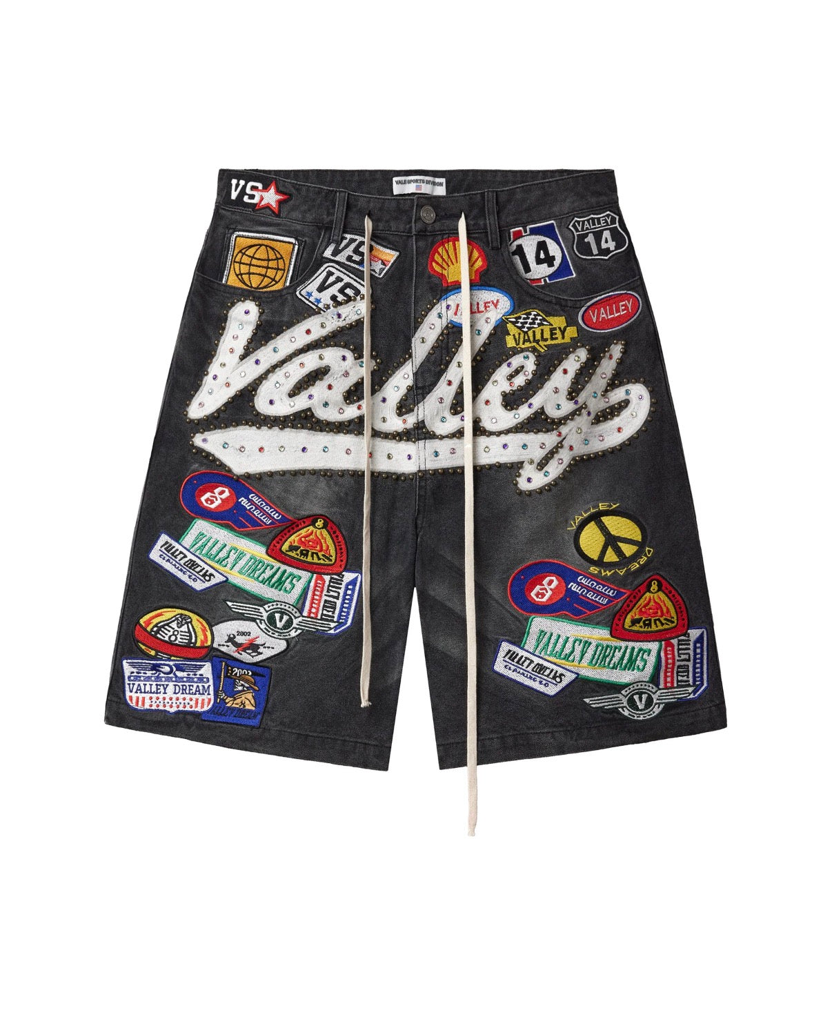 Vale Forever 1980s Jorts Black