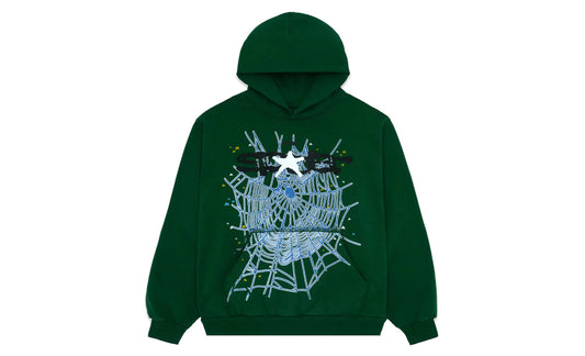 Sp5der Web Hoodie Hunter Green