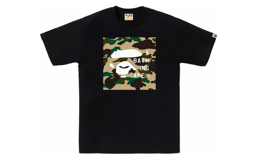 Bape 1st Camo Face Tag Logo Tee