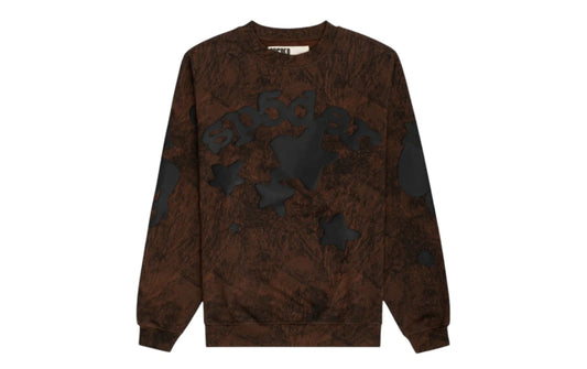 Sp5der Beluga Real Tree Camo Crewneck Sweatshirt