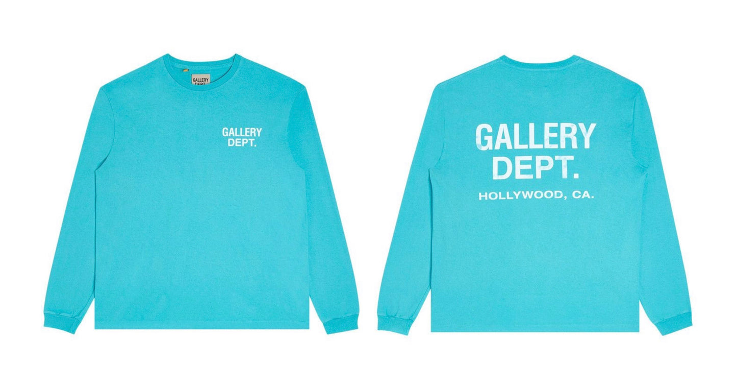 Gallery Dept. Souvenir LongSleeve Tee Blue Teal