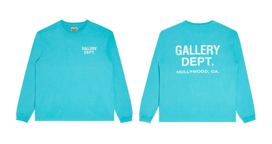 Gallery Dept. Souvenir LongSleeve Tee Blue Teal