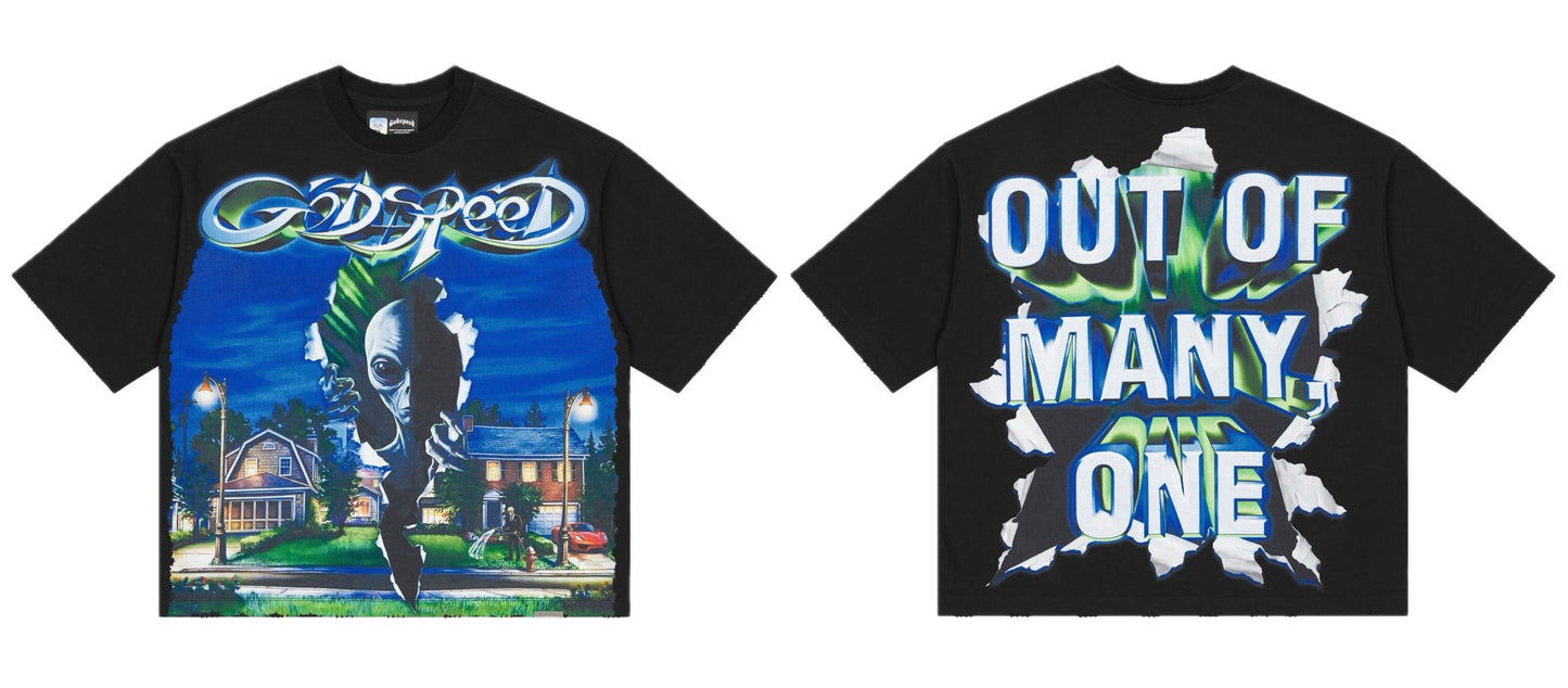 Godspeed Neighborhood Watch Tshirt (Black)