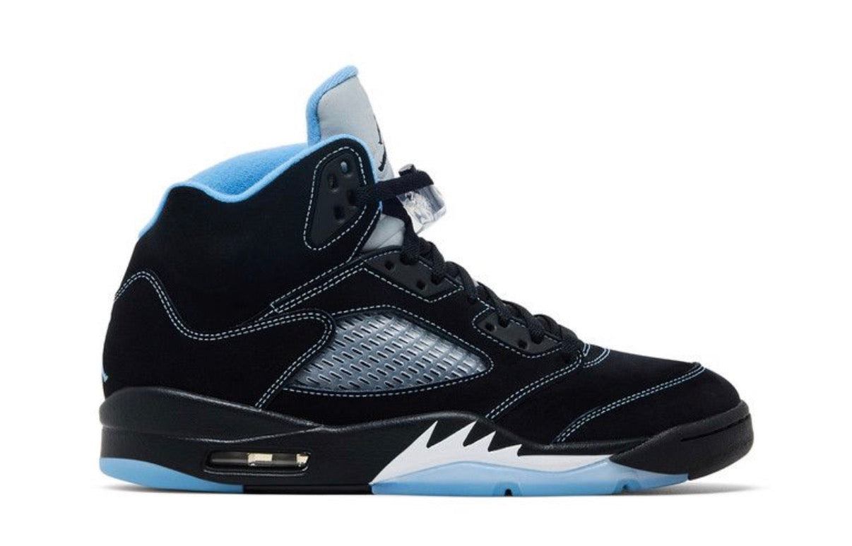 Jordan 5 Retro Black University Blue