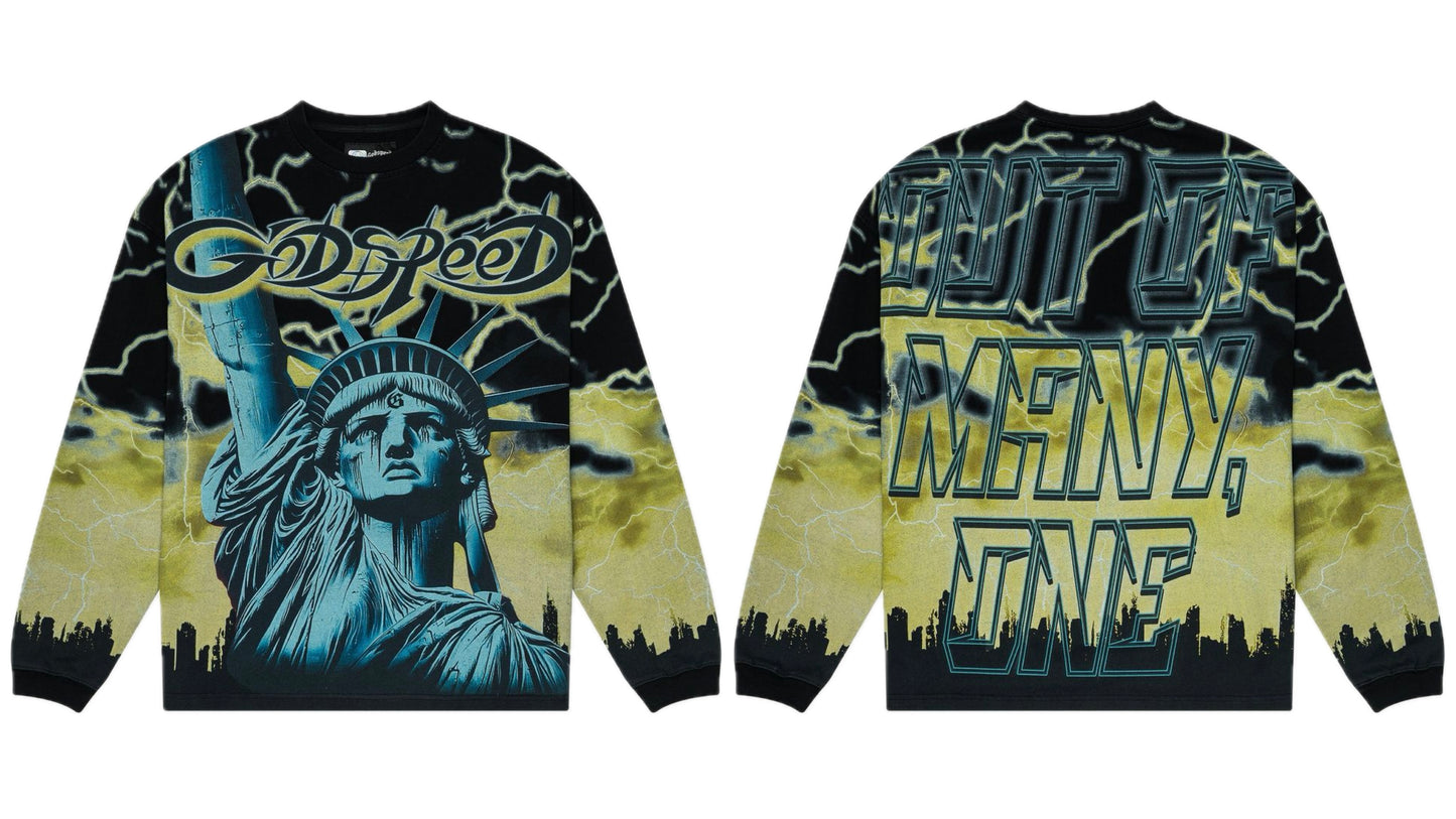 Godspeed Voltage Longsleeve Tee Yellow