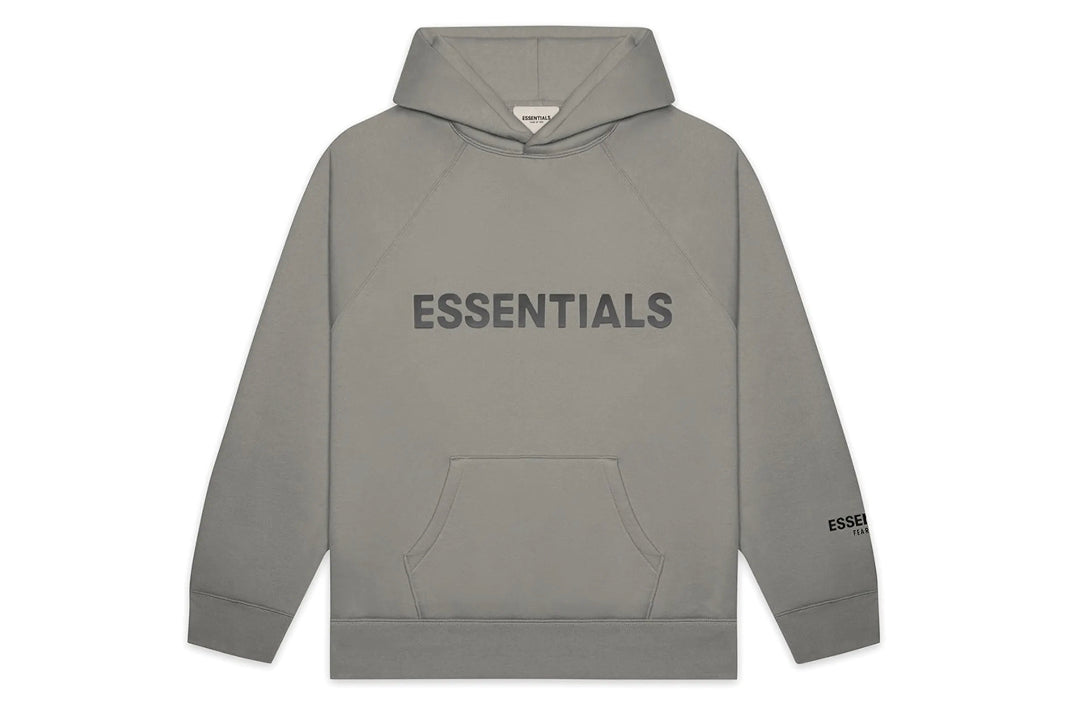 Fear of God Essentials Pullover Hoodie Applique Logo Cement