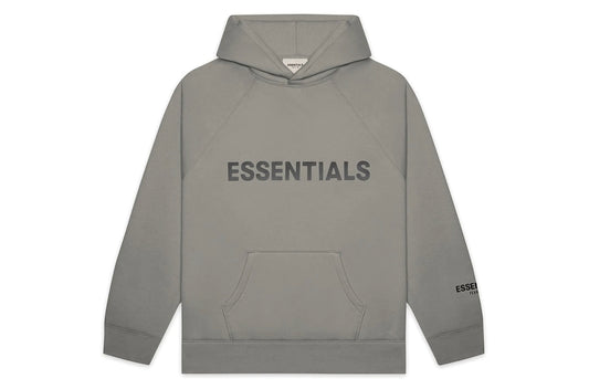 Fear of God Essentials Pullover Hoodie Applique Logo Cement