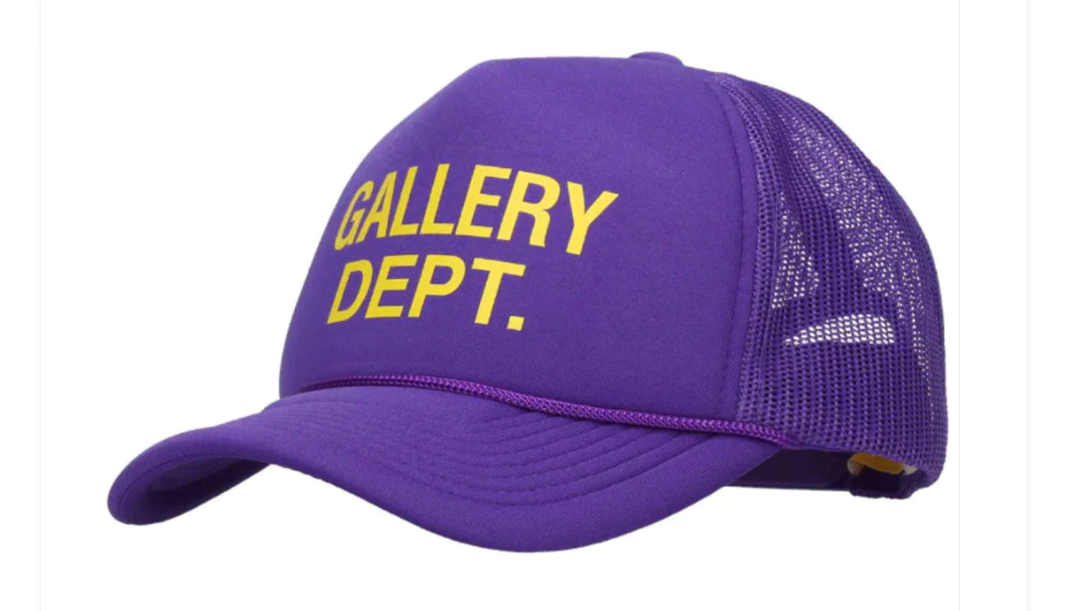 Gallery Dept. Logo Trucker Hat Purple