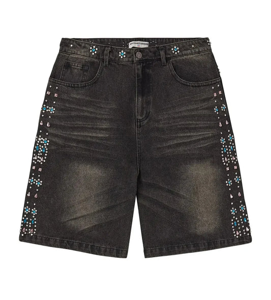 Vale Forever Candy Jean Shorts (Jorts) Black