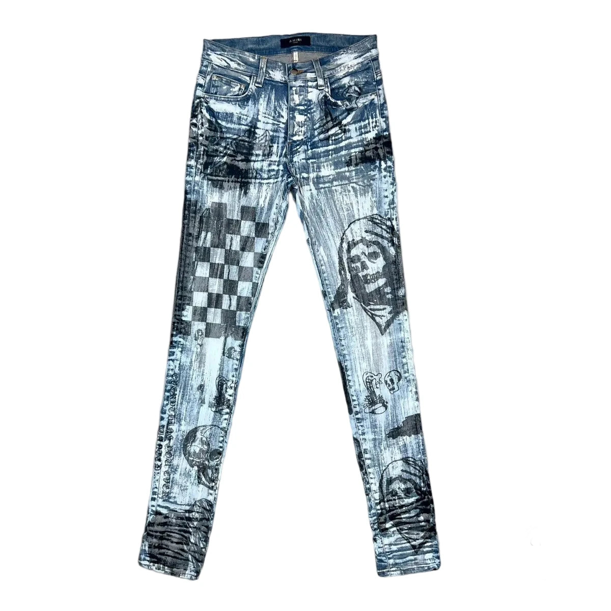 Amiri Wes Lang Sketch Paint Jeans