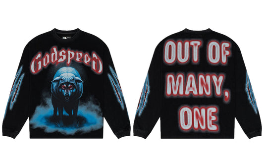 Godspeed Wolf In Sheep Clothing L/S Tee Black