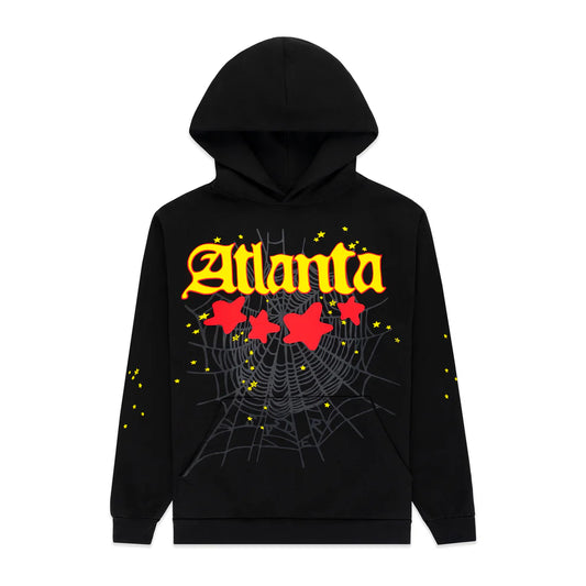 Sp5der Atlanta Hoodie Black