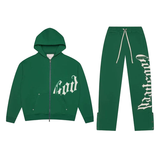 Godspeed OG Logo Sweatsuit V2 Green / White