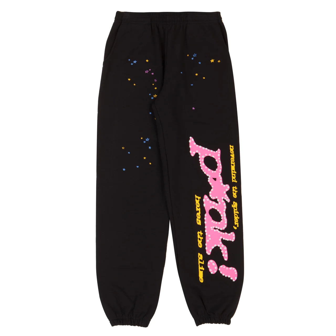 Sp5der P*nk Sweatpants Black