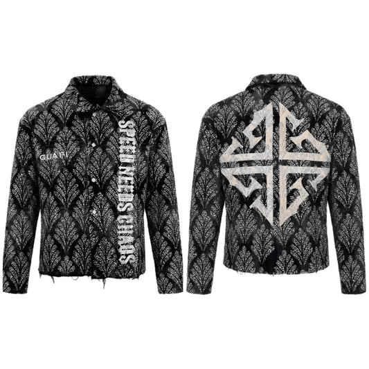 Guapi Obsidian Black Embellished Shirt