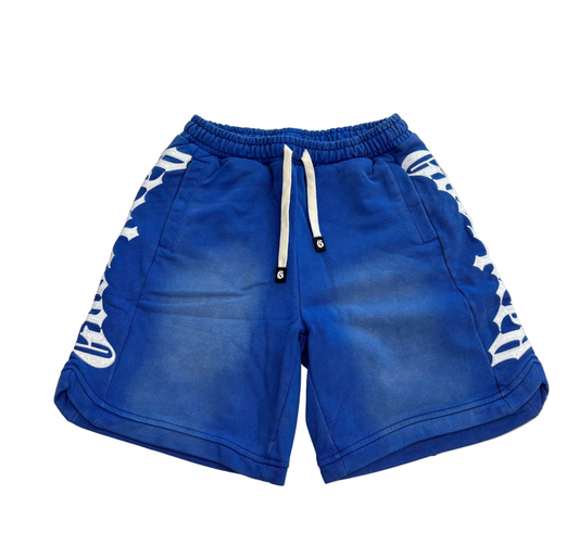 Godspeed Courtside Shorts Blue Sun Fade