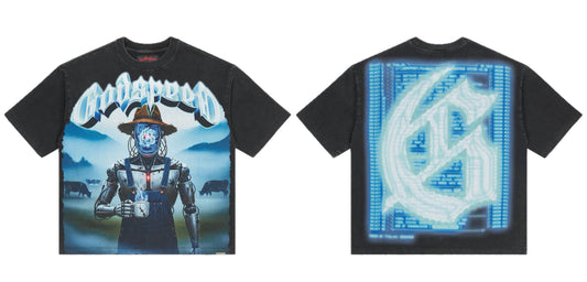 Godspeed Aura Farm Tee Black Wash