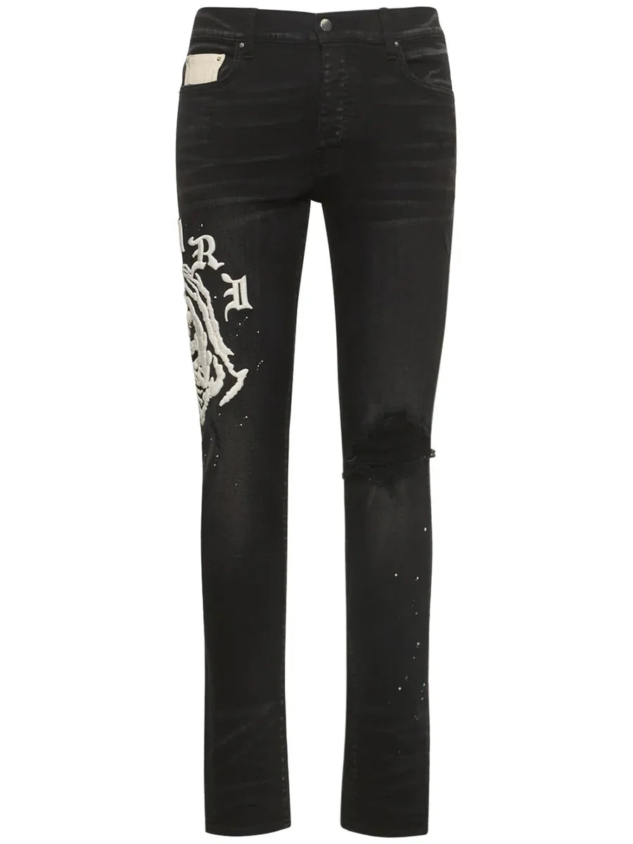 Amiri Wes Lang Reaper Logo Jeans