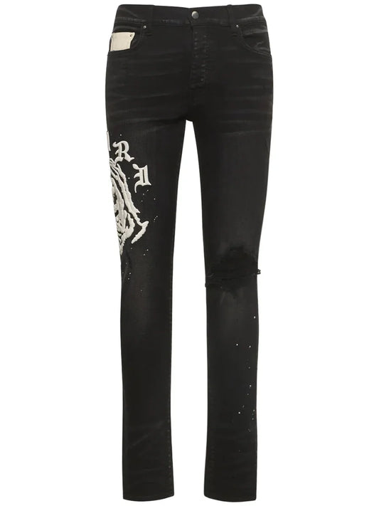 Amiri Wes Lang Reaper Logo Jeans