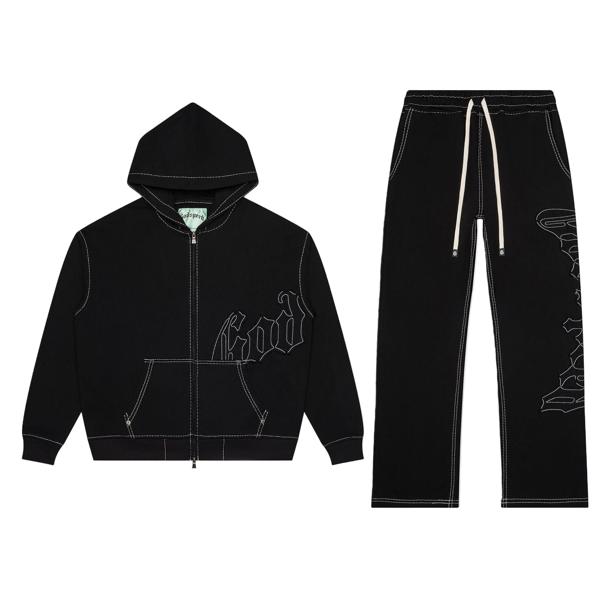 Godspeed OG Logo Sweatsuit Stitched Black