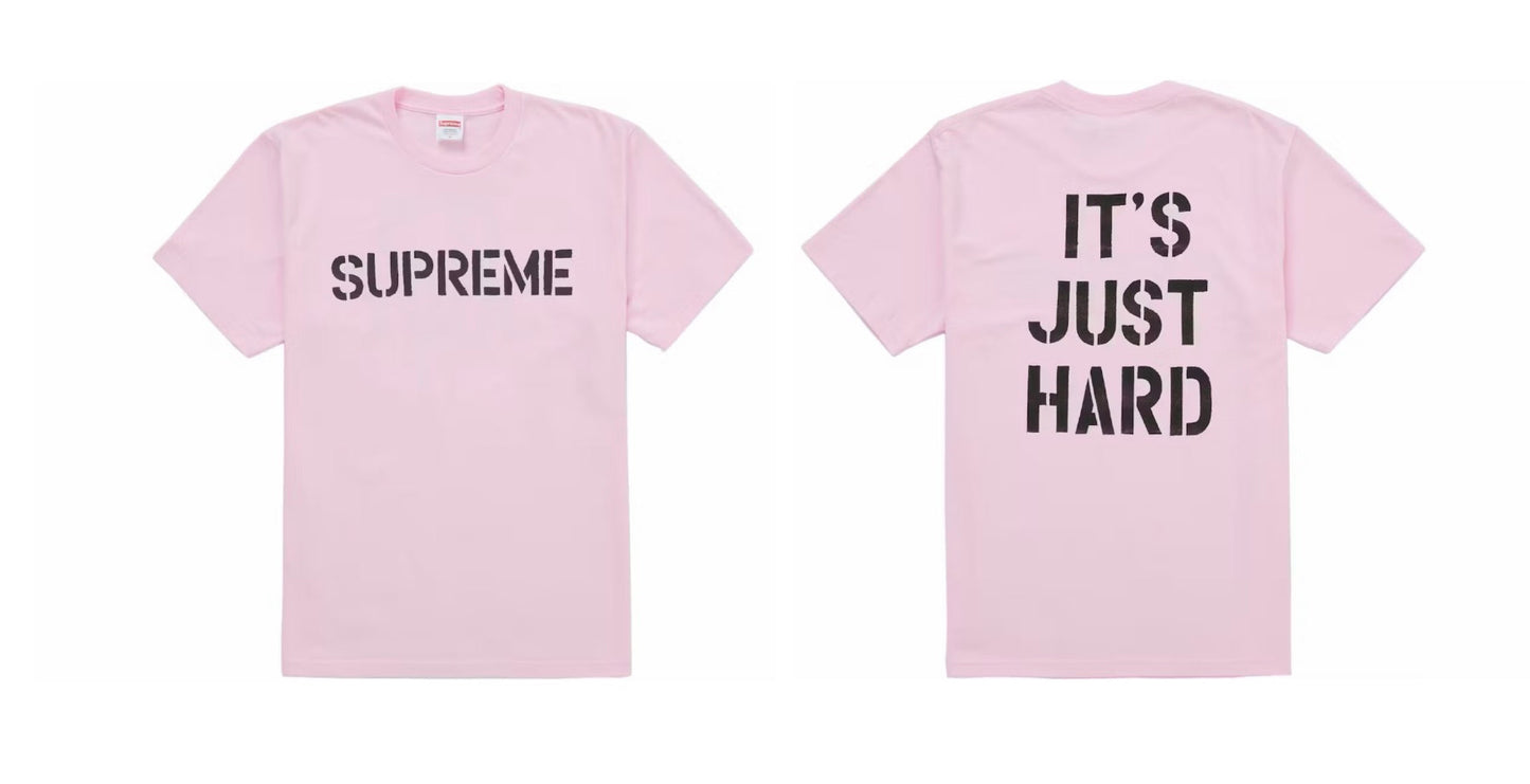 Supreme Hard Tee Pink