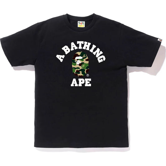 Bape ABC Camo College Tee Black / Green