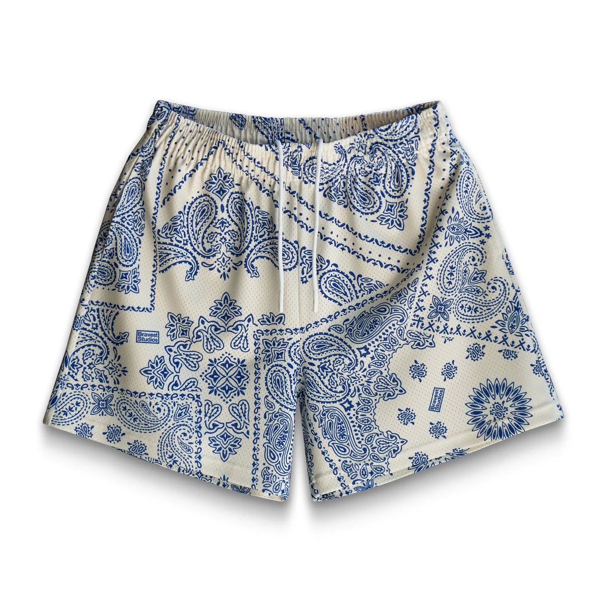 Bravest Studios Porcelain Shorts White / Blue