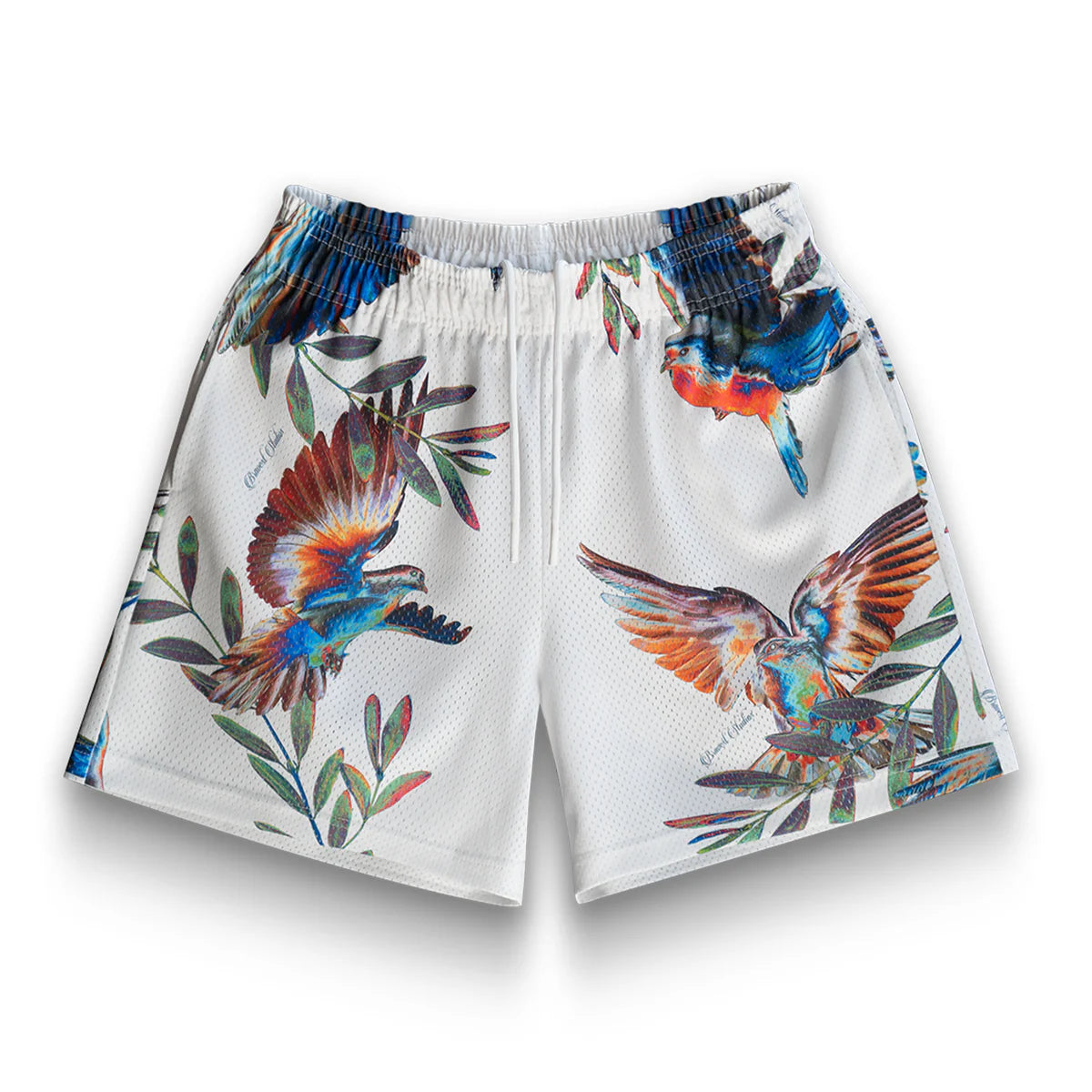 Bravest Studios Birds Of Paradise Shorts White