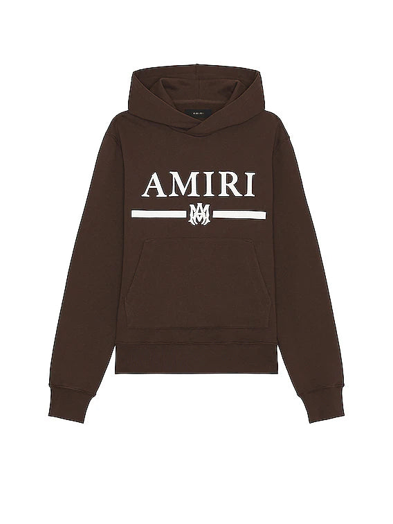 Amiri MA Bar Hoodie Brown