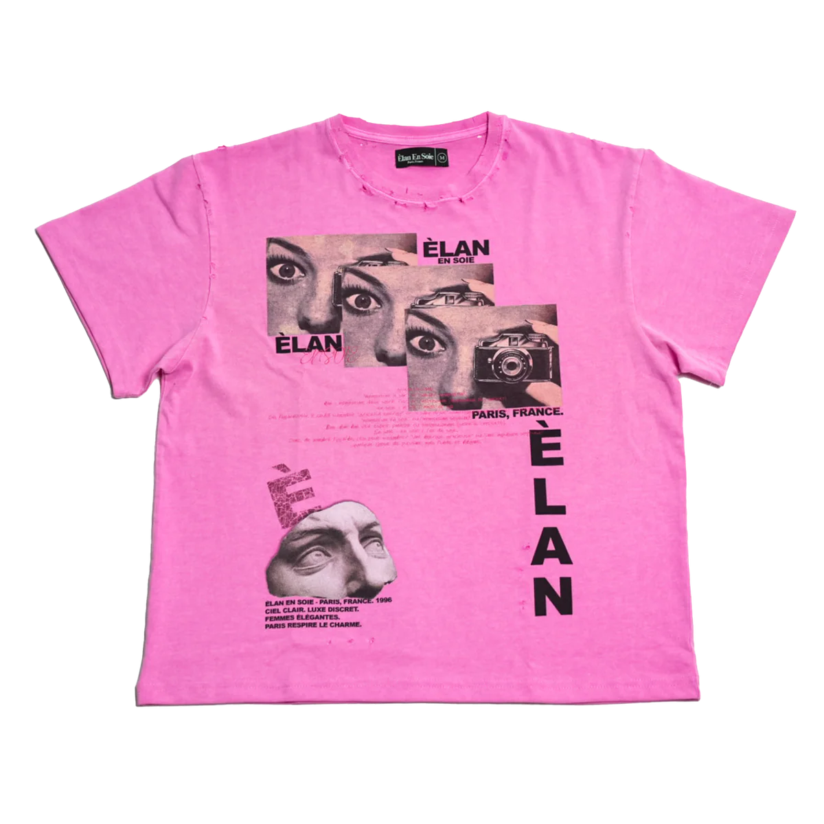 Elan En Soie The Muse Tee Pink
