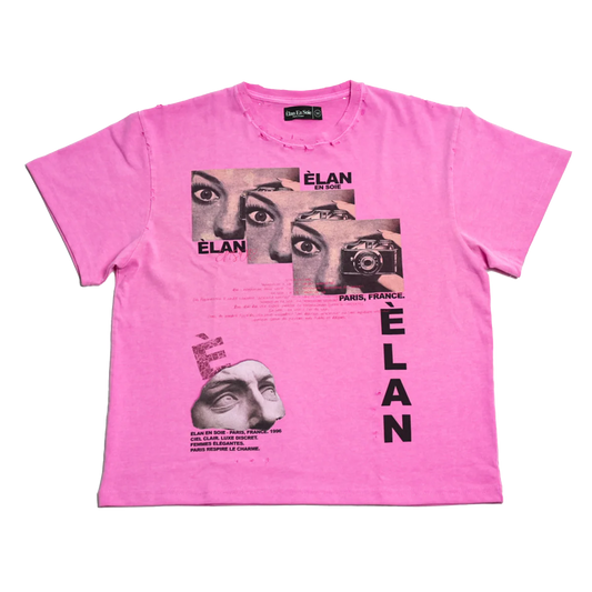 Elan En Soie The Muse Tee Pink