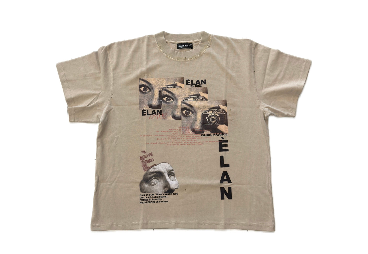 Elan En Soie The Muse Tee Cream