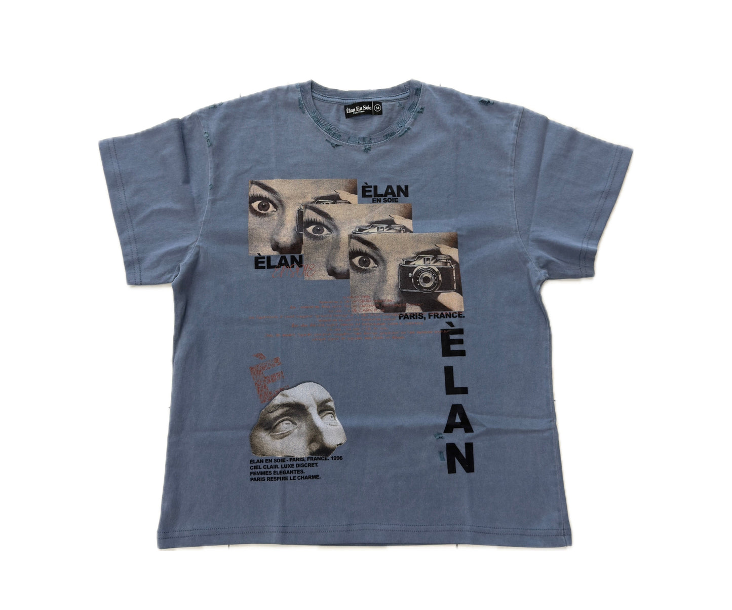 Elan En Soie The Muse Tee Blue