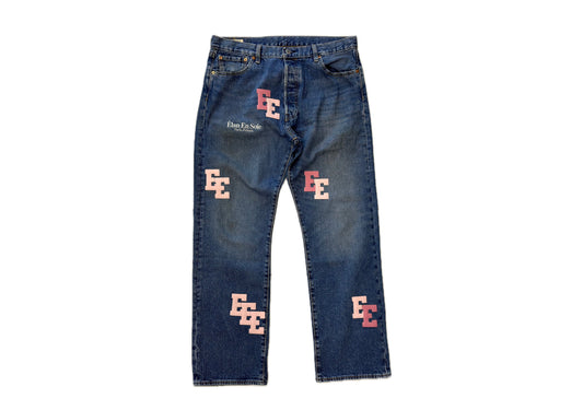 Elan En Soie 1:1 Jeans Blue / Pink