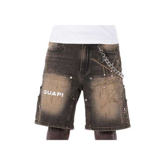 Guapi Vintage Brown Spider Shorts