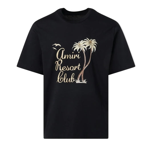 Amiri Twisted Palms Tee Black