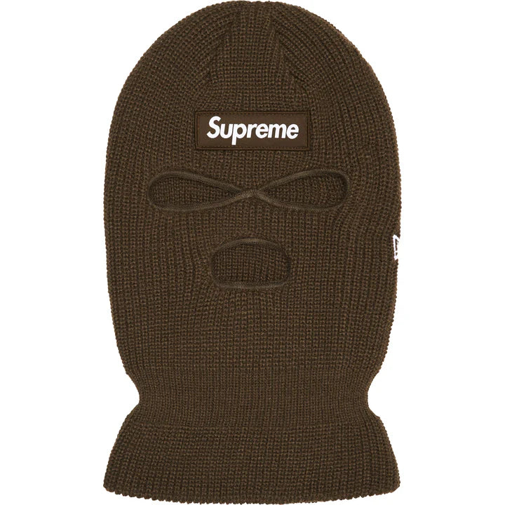 Supreme New Era Box Logo Balaclava Brown