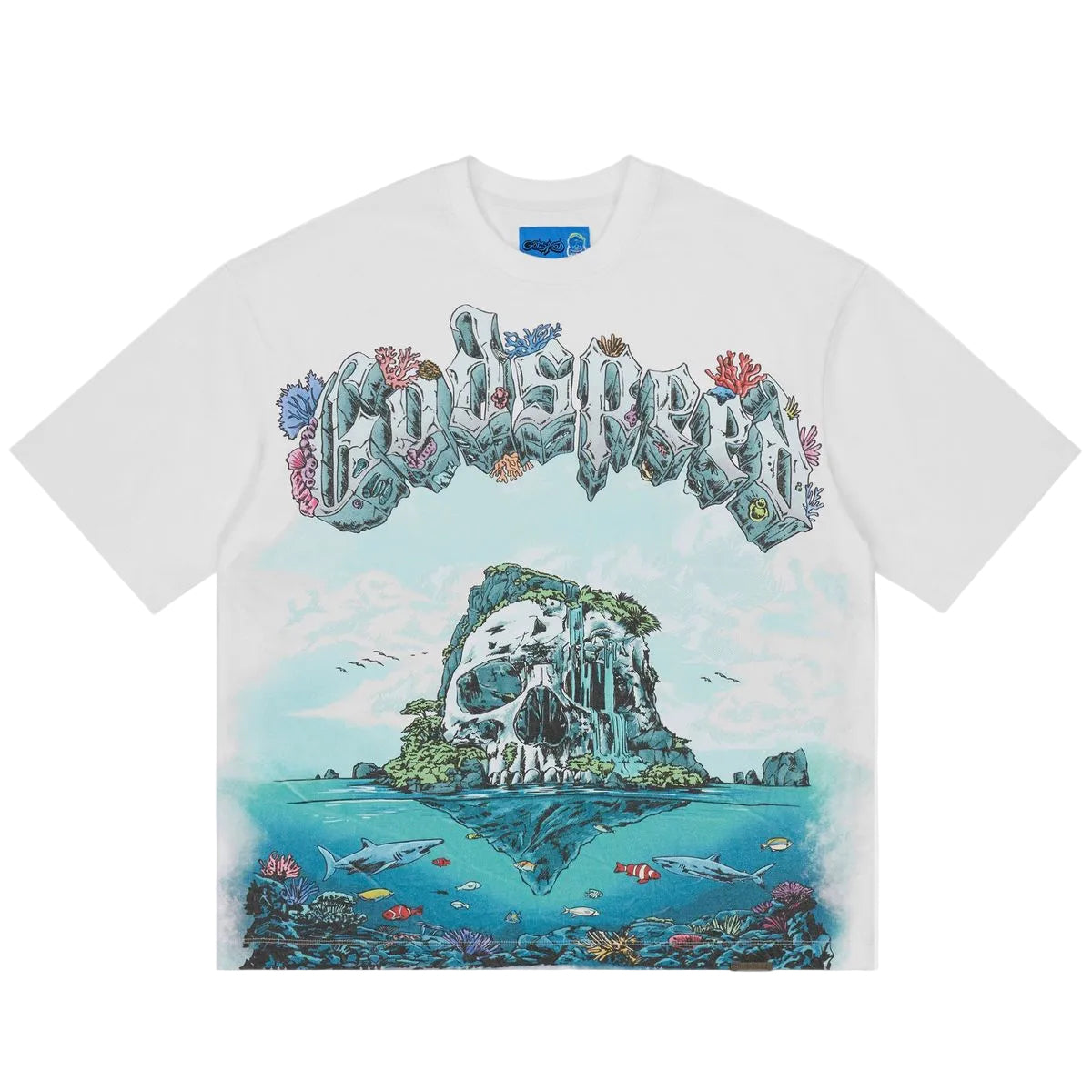 Godspeed Island Tee White