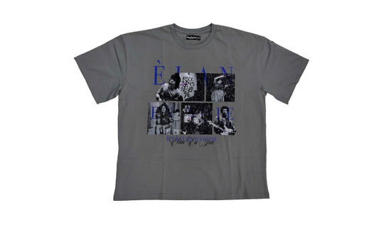 Elan En Soie Rockstars Never Die Tee Grey