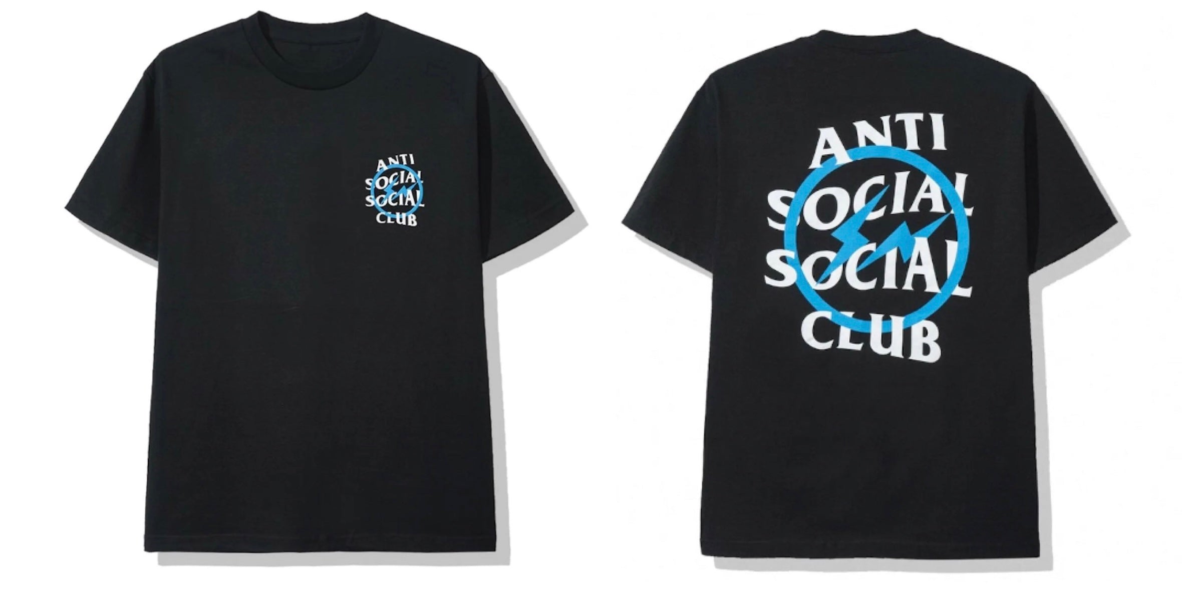 Anti Social Social Club x Fragment Blue Bolt Tee (FW19